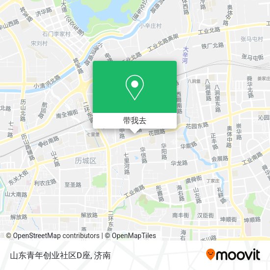 山东青年创业社区D座地图