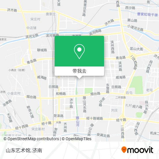 山东艺术馆地图