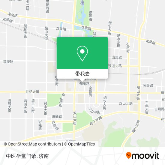 中医坐堂门诊地图