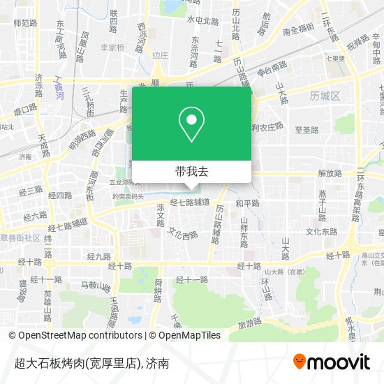 超大石板烤肉(宽厚里店)地图