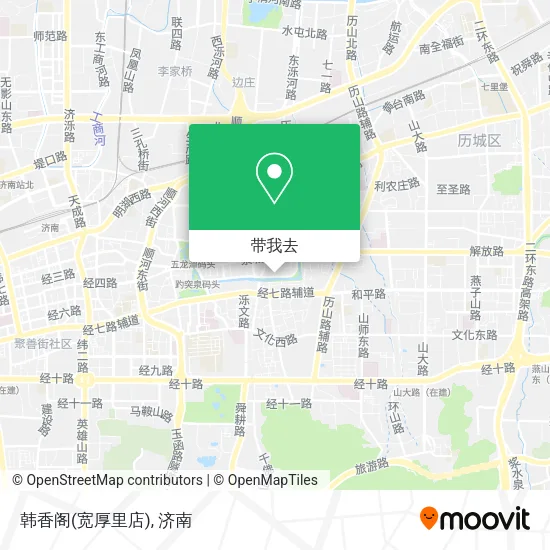 韩香阁(宽厚里店)地图