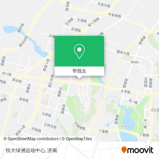 恒大绿洲运动中心地图