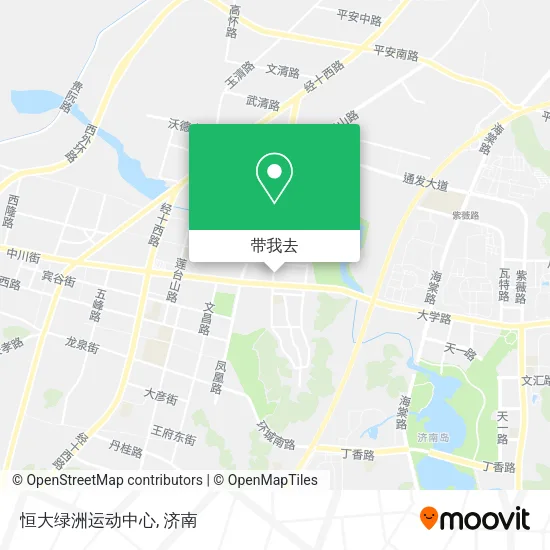 恒大绿洲运动中心地图