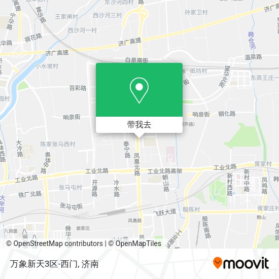 万象新天3区-西门地图