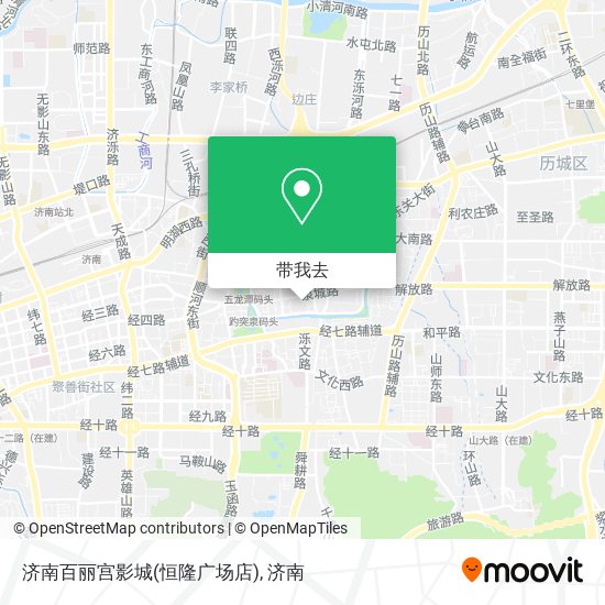 济南百丽宫影城(恒隆广场店)地图