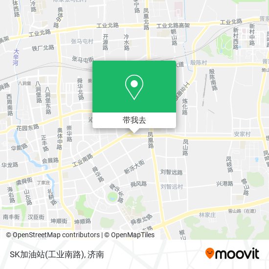 SK加油站(工业南路)地图