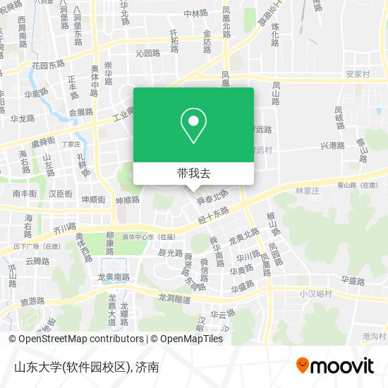 山东大学(软件园校区)地图