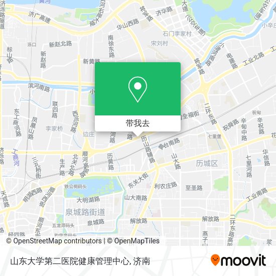 山东大学第二医院健康管理中心地图
