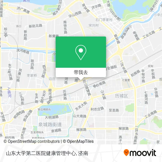 山东大学第二医院健康管理中心地图
