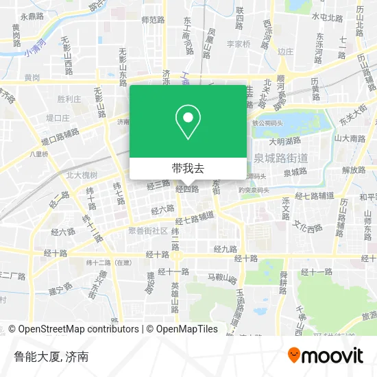 鲁能大厦地图