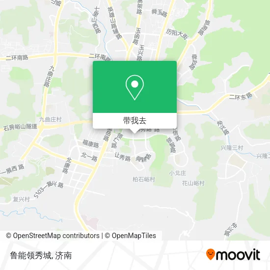 鲁能领秀城地图