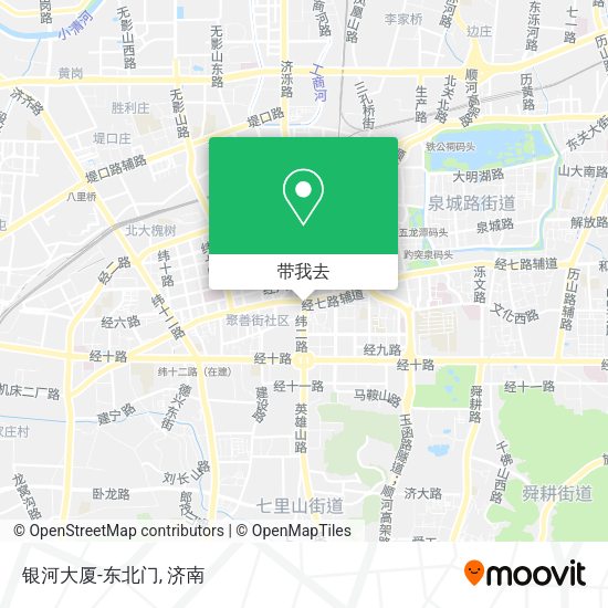 银河大厦-东北门地图
