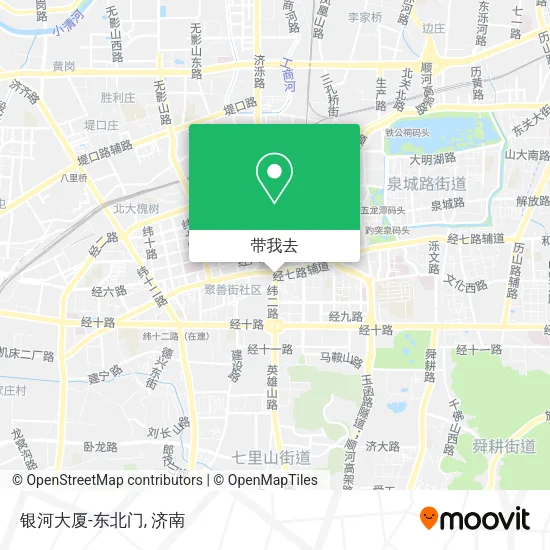 银河大厦-东北门地图