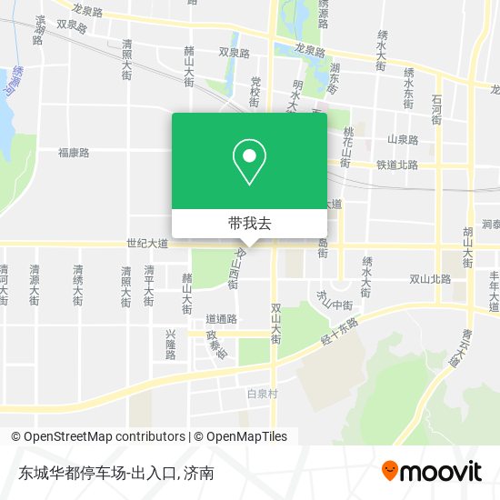 东城华都停车场-出入口地图