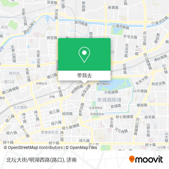 北坛大街/明湖西路(路口)地图