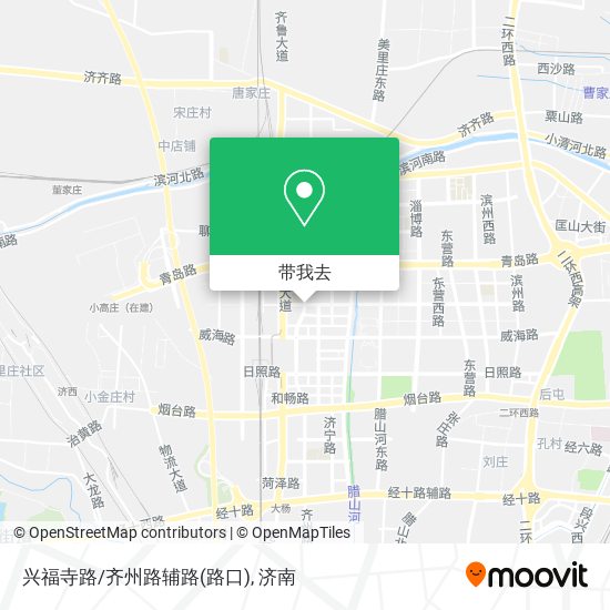 兴福寺路/齐州路辅路(路口)地图