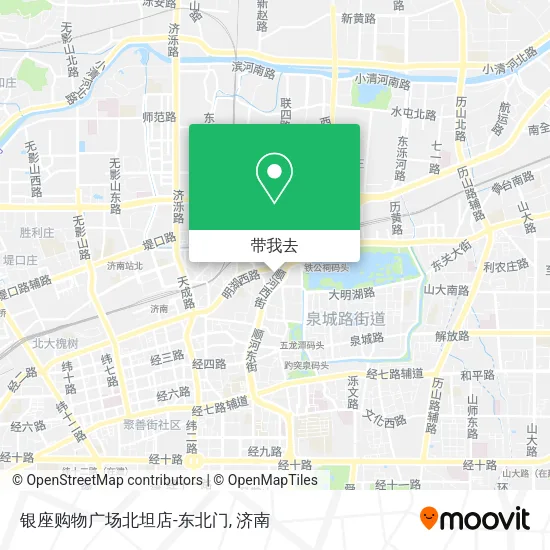 银座购物广场北坦店-东北门地图
