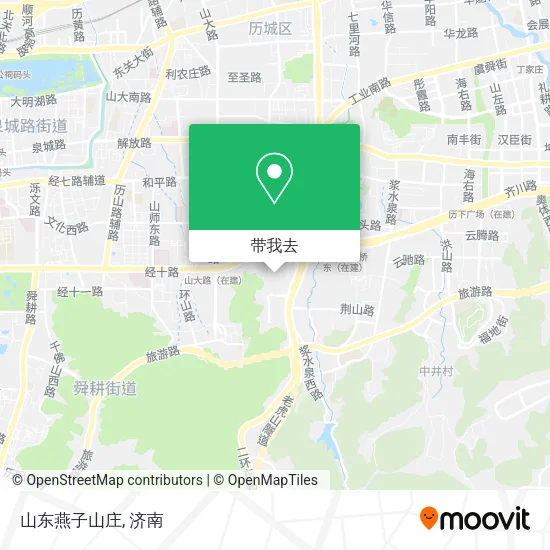 山东燕子山庄地图