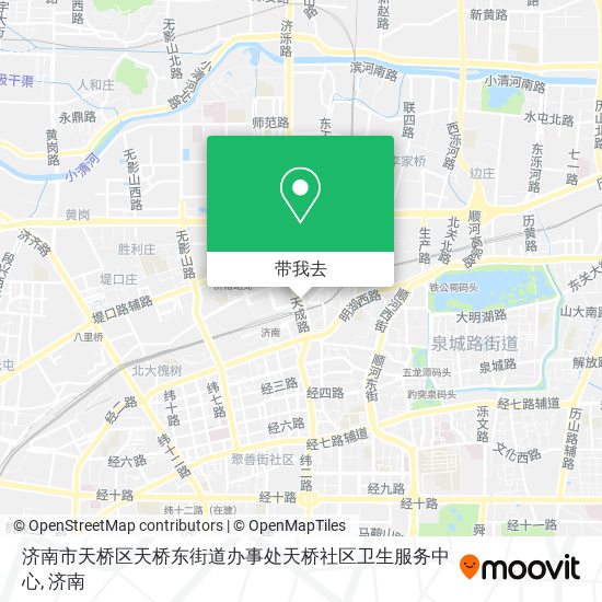 济南市天桥区天桥东街道办事处天桥社区卫生服务中心地图