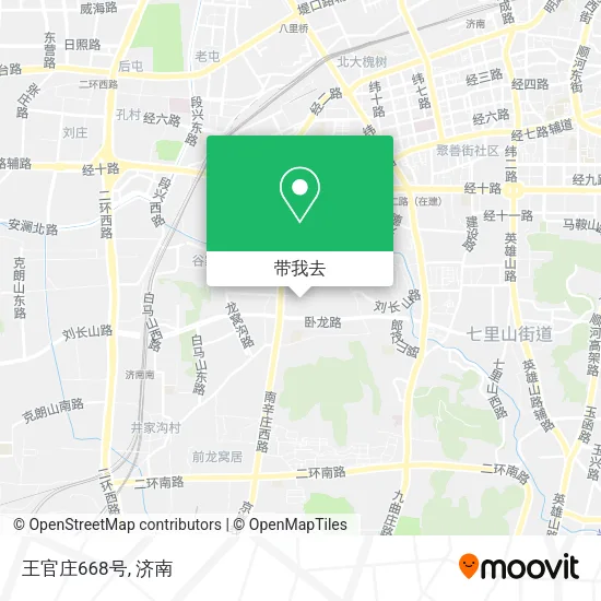 王官庄668号地图
