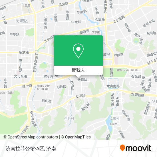 济南拉菲公馆-A区地图