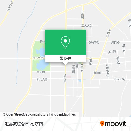 汇鑫苑综合市场地图