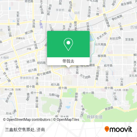 兰鑫航空售票处地图