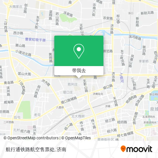 航行通铁路航空售票处地图