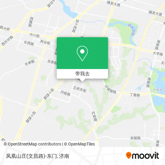 凤凰山庄(文昌路)-东门地图