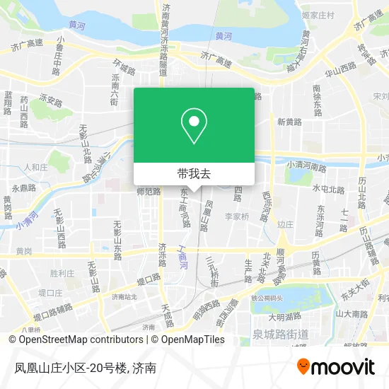 凤凰山庄小区-20号楼地图