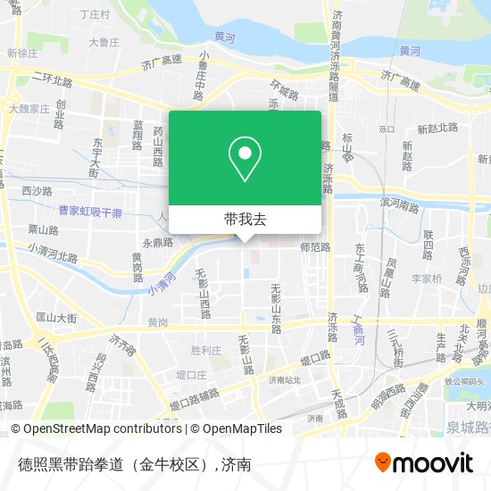 德照黑带跆拳道（金牛校区）地图
