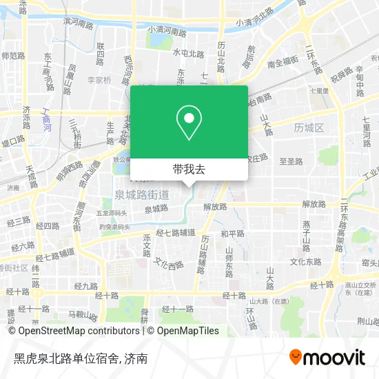 黑虎泉北路单位宿舍地图