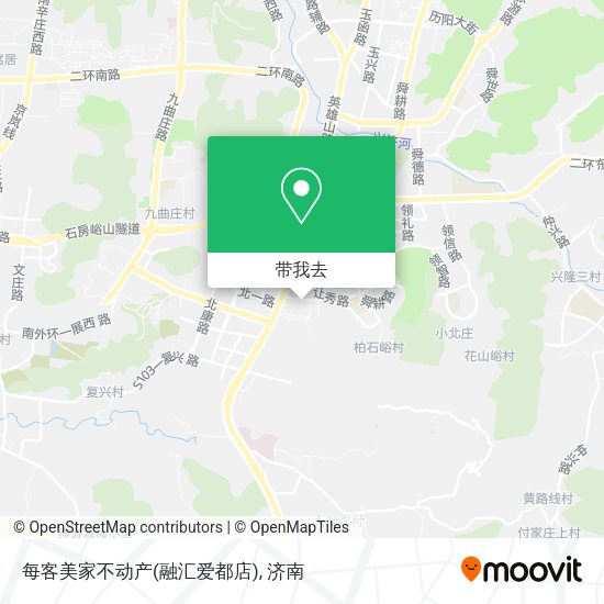 每客美家不动产(融汇爱都店)地图