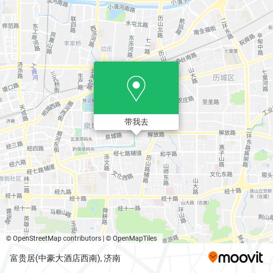 富贵居(中豪大酒店西南)地图