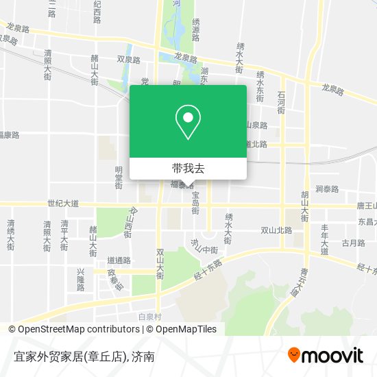 宜家外贸家居(章丘店)地图