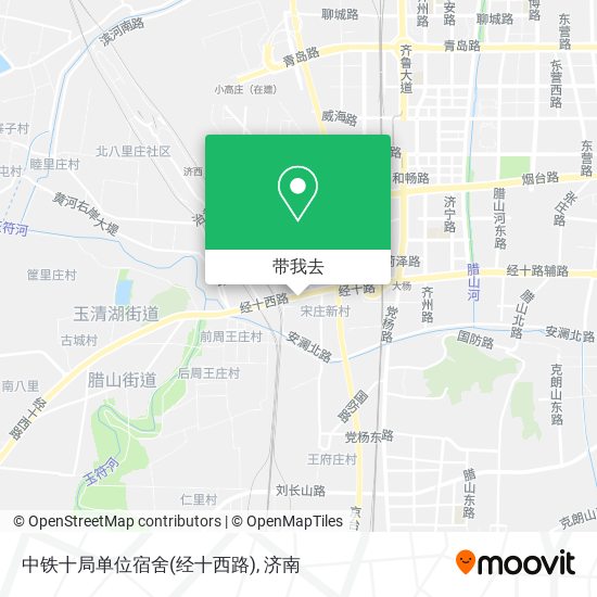 中铁十局单位宿舍(经十西路)地图