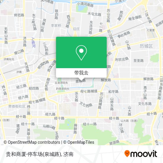 贵和商厦-停车场(泉城路)地图
