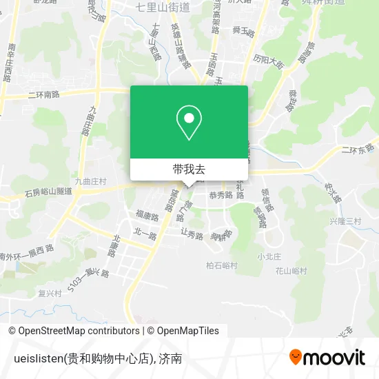ueislisten(贵和购物中心店)地图