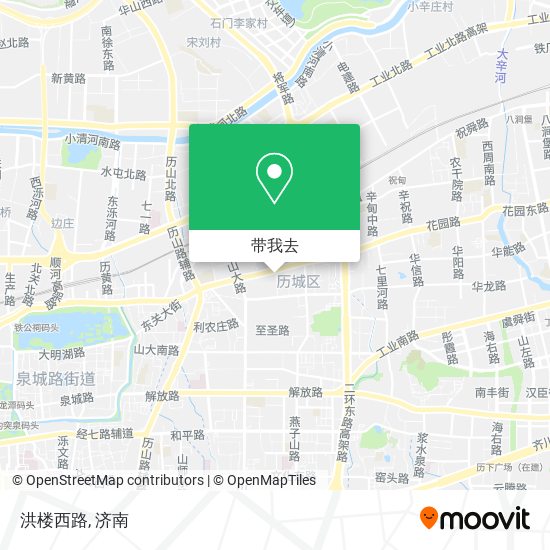 洪楼西路地图