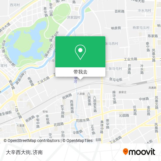 大辛西大街地图