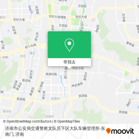 济南市公安局交通警察支队历下区大队车辆管理所-东南门地图