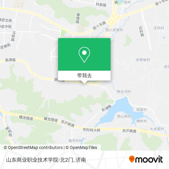 山东商业职业技术学院-北2门地图