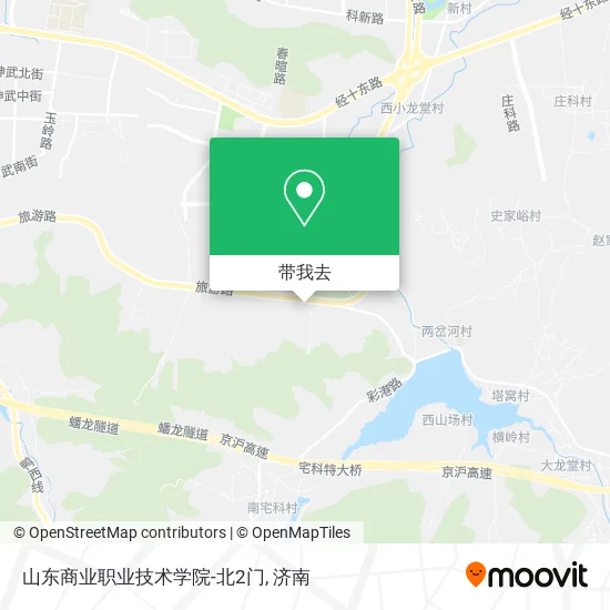 山东商业职业技术学院-北2门地图