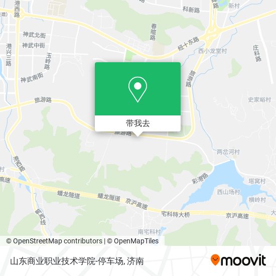 山东商业职业技术学院-停车场地图