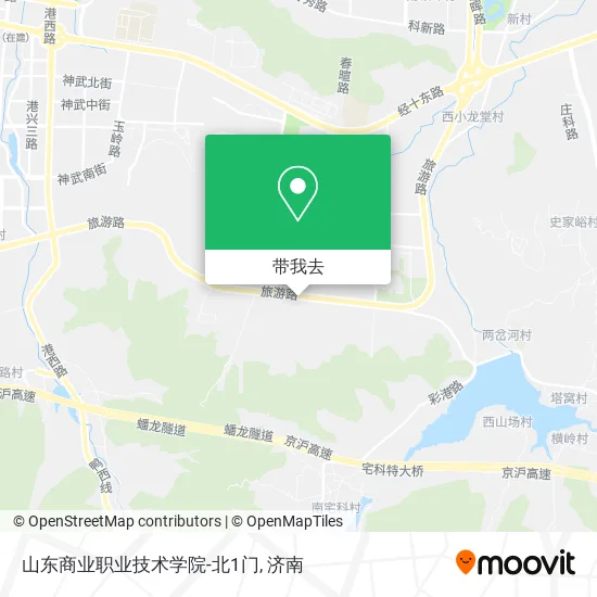 山东商业职业技术学院-北1门地图