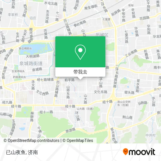 已山夜鱼地图