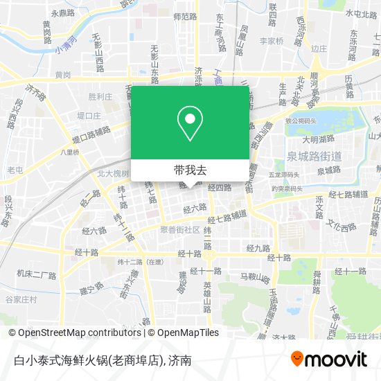 白小泰式海鲜火锅(老商埠店)地图