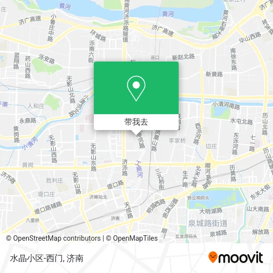 水晶小区-西门地图