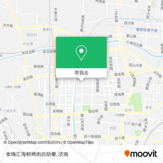 食嗨汇海鲜烤肉自助餐地图