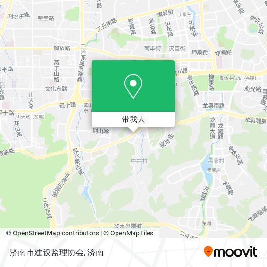 济南市建设监理协会地图